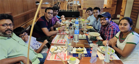 Farewell Treat to Bapan and Nilu from Dr. Das at BBQ Guwahati